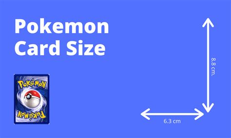 pokemon card size